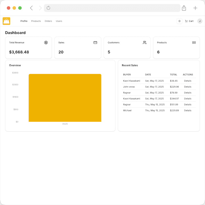Next.js Full-Stack E-Commerce image