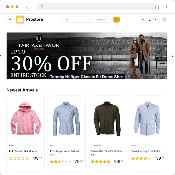 Next.js Full-Stack E-Commerce main image