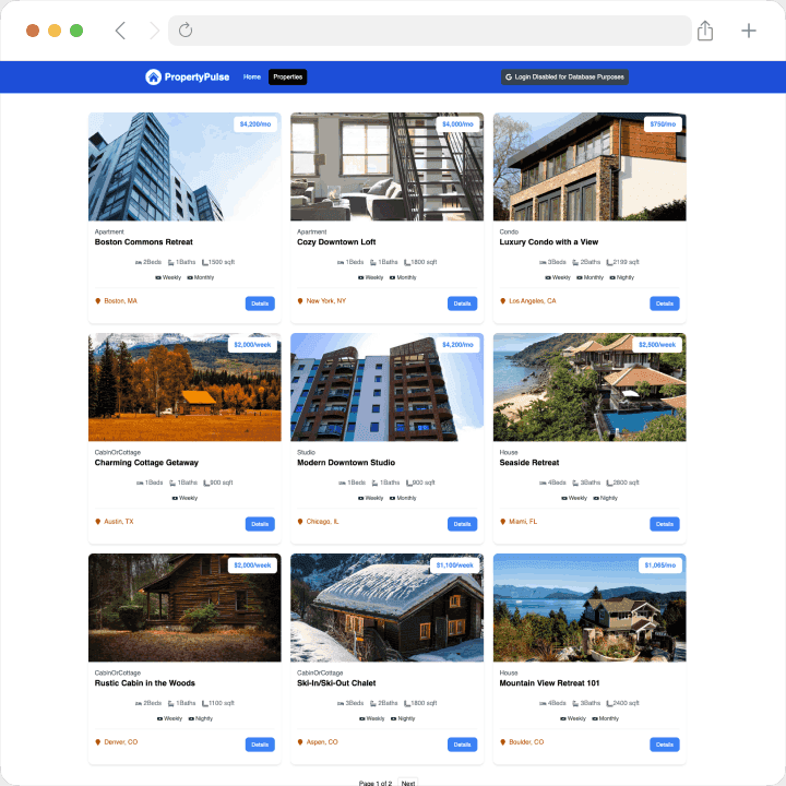 Next.js Rental Property Platform image