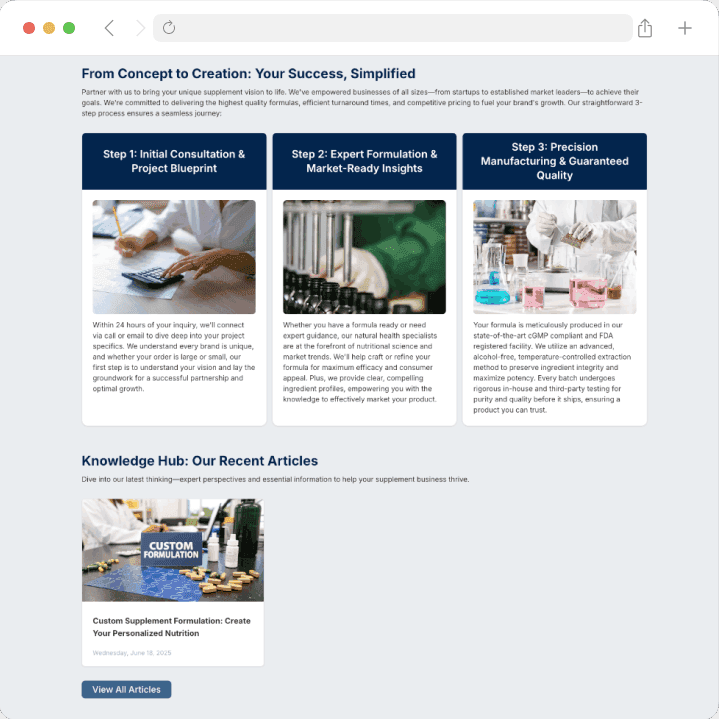 Website Redesign & Strapi CMS image